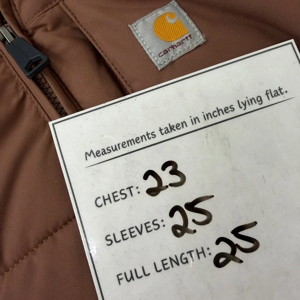 Carhartt Rain Defender Relaxed Fit‎ Insulated Sherpa Jacket Brown OJ5457-W  L